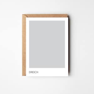 Dreich | Greeting Card | Scottish