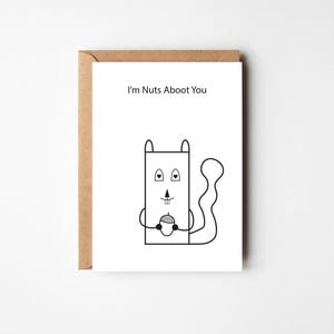 I&#39;m Nuts Aboot You | Greeting Card | Scottish | Scottish | Scotland