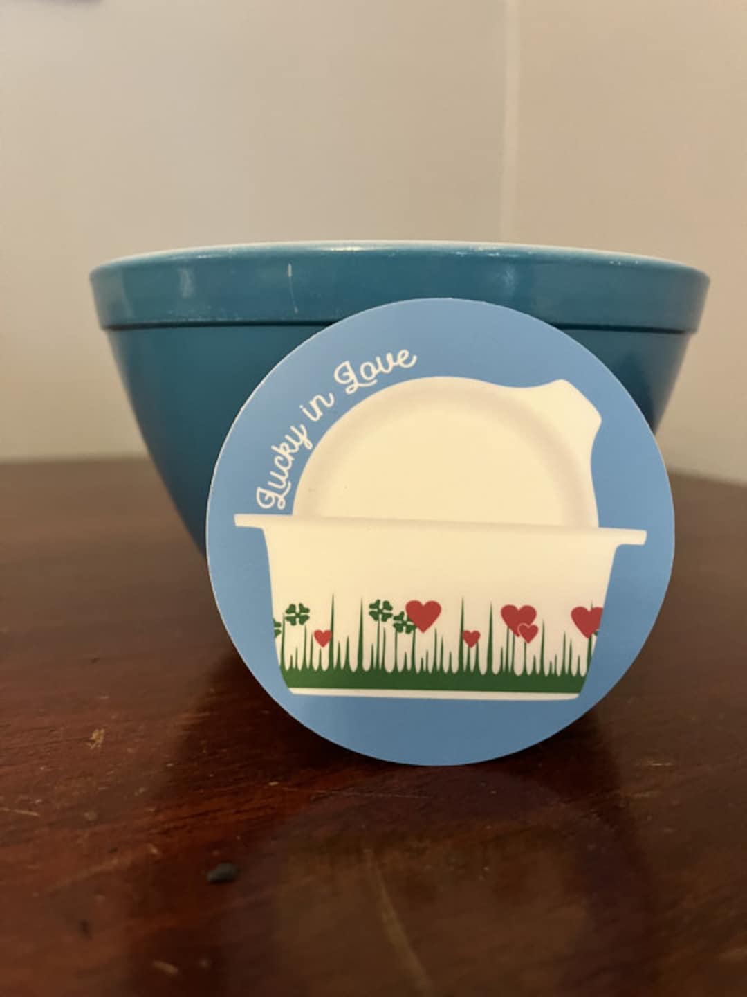 Pyrex Lucky in Love Pattern 3 Vinyl Sticker Etsy