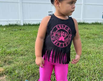 Traje para niños pequeños / Traje de niña / Pantalones de campana