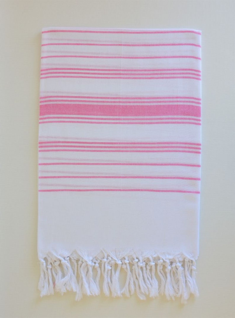 Turkish Beach Towel Turkish Fringed Cotton Stripe Spa Towel Fringed