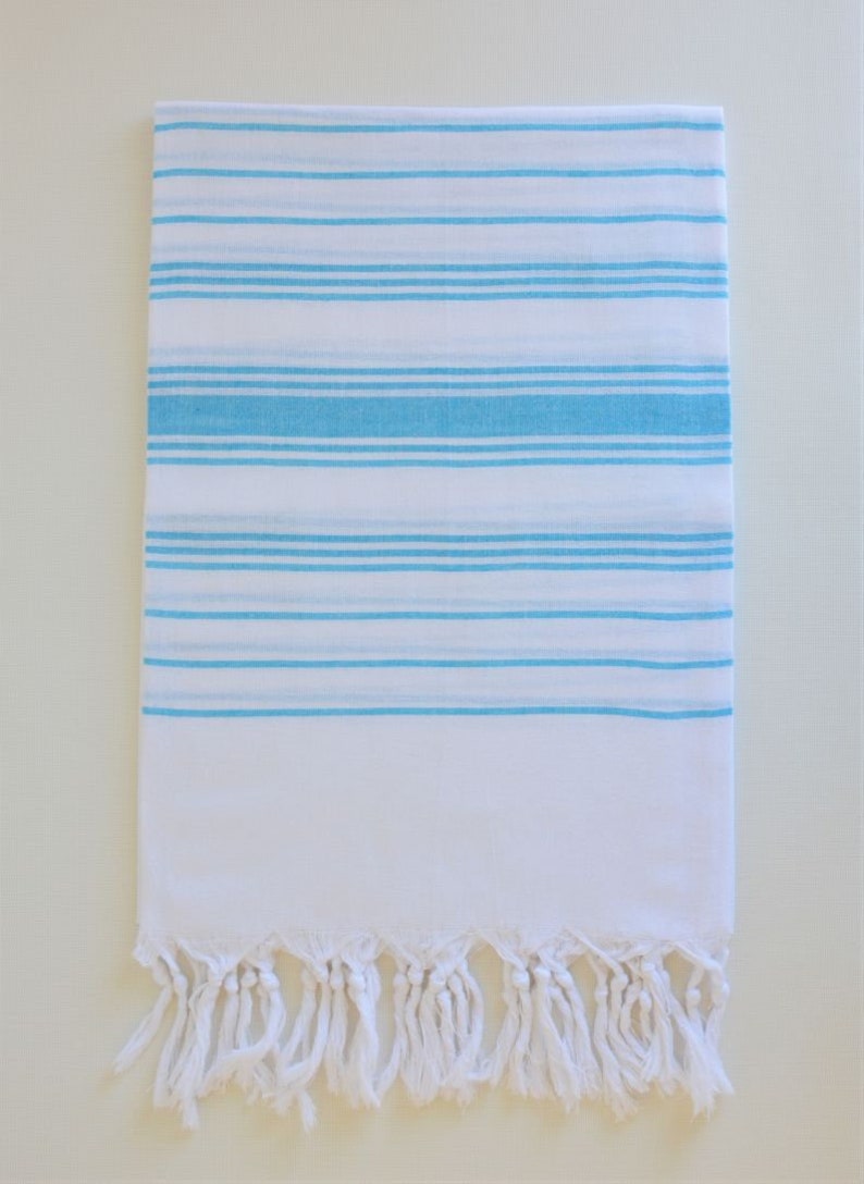 Turkish Beach Towel Turkish Fringed Cotton Stripe Spa Towel Fringed