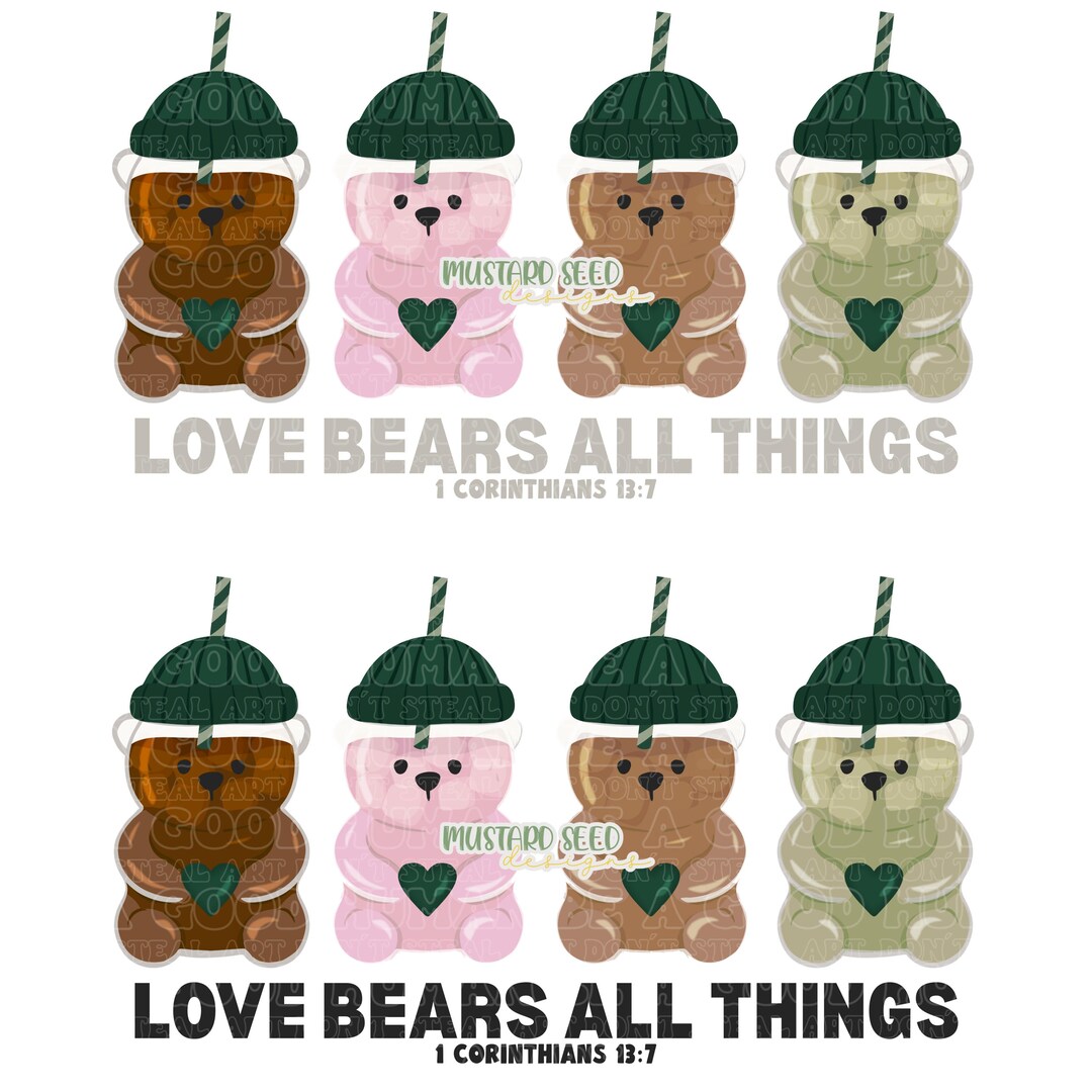 Love Bears All Things Bearista Coffee Cup Matcha Pink Drink Valentine ...