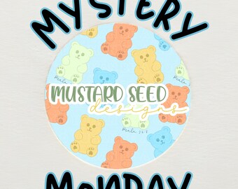 MYSTERY MONDAY Gummy Bears Boy Christian Seamless File Design