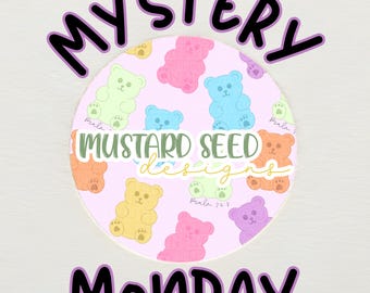MYSTERY MONDAY Gummy Bears Girl Christian Seamless File Design