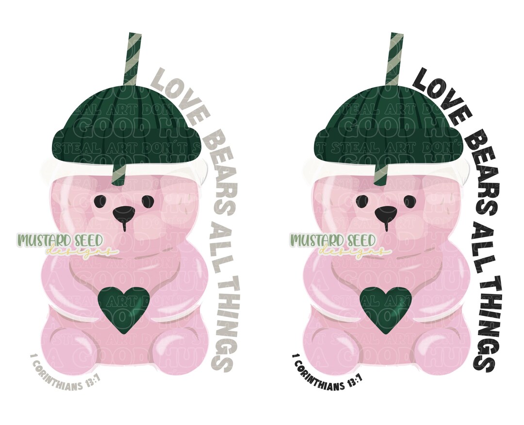 Love Bears All Things Bearista Pink Drink Strawberry Coffee Cup ...