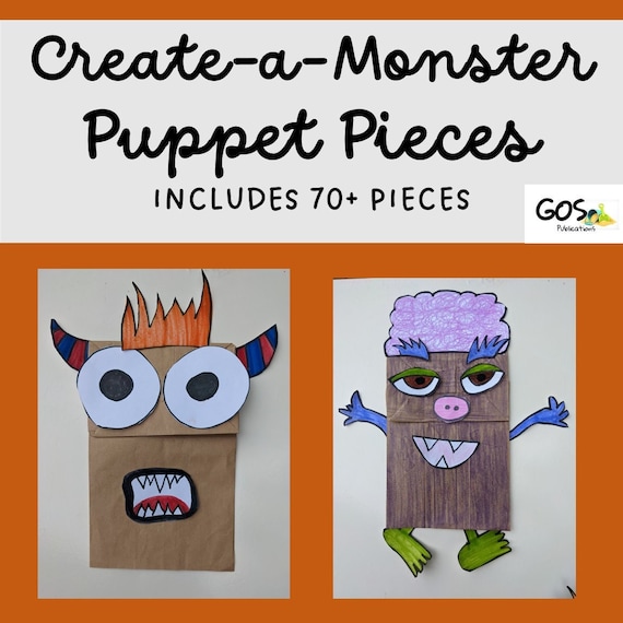 Paper Bag Puppets  Create a Monster