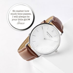 Personalized Gift for Dad, To Dad from Daughter, Dad Gifts From Daughter, Birthday Gifts For Dad, Custom Men Gifts, Watches for Men,