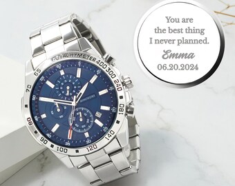 Anniversary Gifts For Him, Gifts For Men, Custom Watch for Men, Husband Gift, Gift for Boyfriend, Holiday Gift Ideas, Valentines Gift