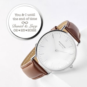 Groom Wedding Gift, Personalized Watch for Groom, Engraved Wedding Gifts, Groom Gift From Bride, Groom Watch, Christmas Mens Watch