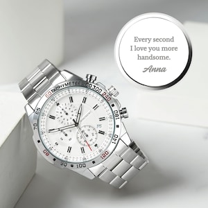 Groom Wedding Gift, Personalized Watch for Groom, Engraved Wedding Gifts, Groom Gift From Bride, Groom Watch, Mens Watch