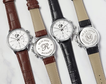 Groomsman Gifts, Engraved Groomsman Watch, Wedding Watch Set, Groomsmen Proposal Gifts,  Best Man Gift, Mens Watch, Wedding Gift