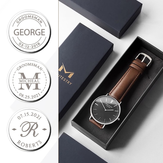 Wedding Gifts For Groomsmen, Groomsmen Watches, Best Man Gift, Engraved Watches, Personalized Watches For Men, Mens Watch, Groomsmen Present
