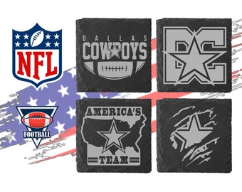 NFL Slate Coasters - Dallas Cowboys