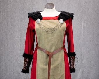 Full Viking Dress with Bracers