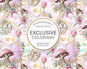 Exclusive Seamless Pattern Colorway, Cool Santa Claus Fabric Design by ...