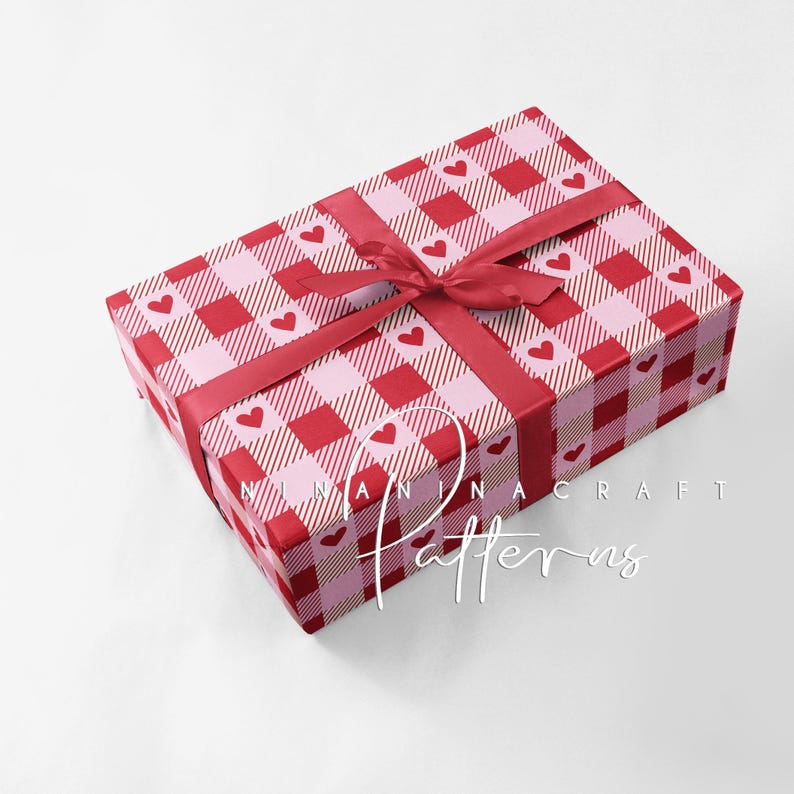 Red and Pink Gingham Seamless Pattern by Ninaninacraft: Preppy ...