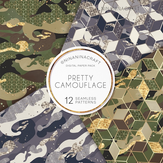 Large Camouflage Wrap Shapes DIY Kit