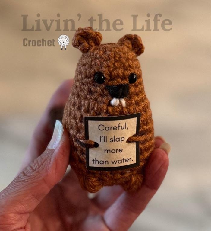 35 Funny Crochet Patterns to Add a Playful Twist to Your Next Project 34 Eager Beaver Amigurumi