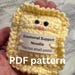 Ravioli Amigurumi Crochet Pattern | Cute Food | Funny Pasta | Beginner ...