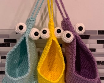 3 sizes!! PDF PATTERN BUNDLE!! Crochet Alien Plant Hanger