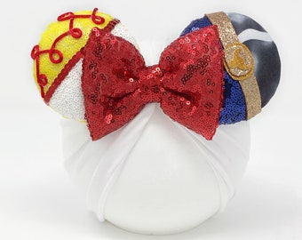 Jessie || Minnie Ears Headwrap || Toy Storyland Ears || Minnie Ears Turban
