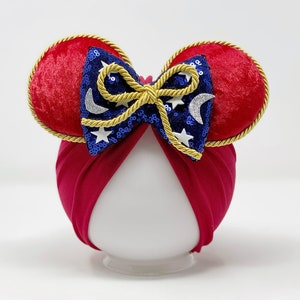 Magic Mickey || Minnie Ears Headwrap || Mickey Ears || Minnie Mouse Ears for babies || Minnie Ears Turban