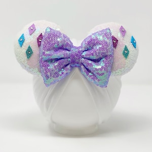 Elsa || Minnie Ears Headwrap || Frozen Minnie Ears || Minnie Ears for babies || Minnie Mouse Ears