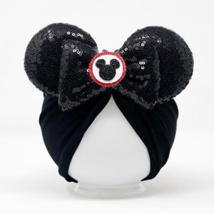 Mouseketeer || Minnie Ears Headwrap || Mouseketeer Ears || Disney Parks Ears