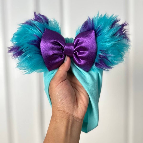 Sulley || Minnie Ears Headwrap || Minnie Ears Turban || Minnie Ears for Babies || Monsters, Inc