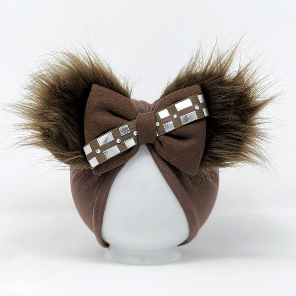 Chewbacca || Minnie Ears || Ears for babies || Chewbacca Star Wars Head accessory Active