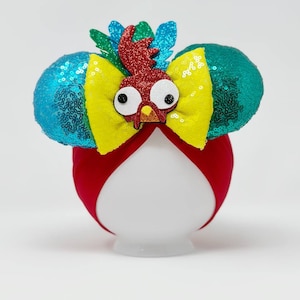 Hei Hei || Minnie Ears || Ears for babies || Moana Disney Head accessory