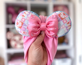 Dreamy Small World || Minnie Ears Headwrap || Disney Parks || Disney Accessories