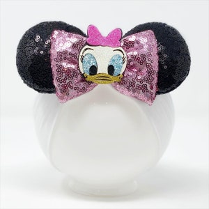 Daisy Duck || Minnie Ears Headwrap || Minnie Ears Turban || Daysi Minnie Ears