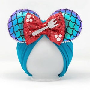 The Little Mermaid || Minnie Ears || Ears for babies || Disney Parks Head accessory