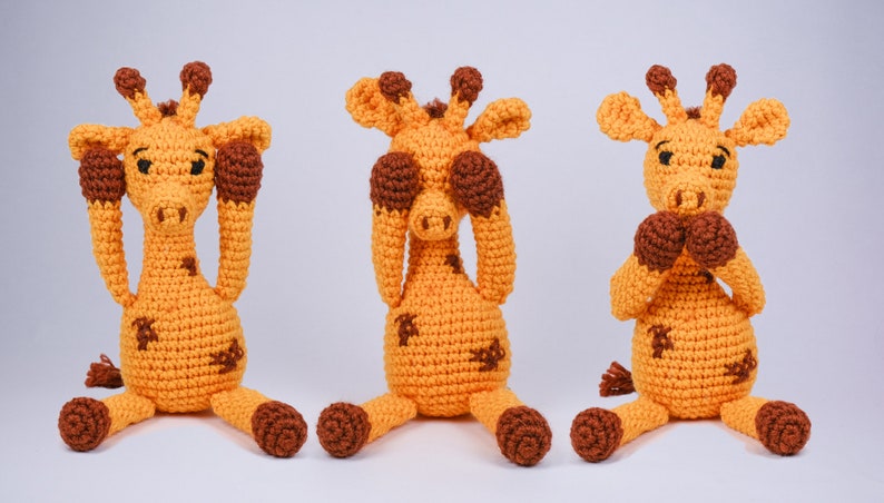 Giraffe 'Glenn' crochet pattern amigurumi PDF LuckyTwins image 7