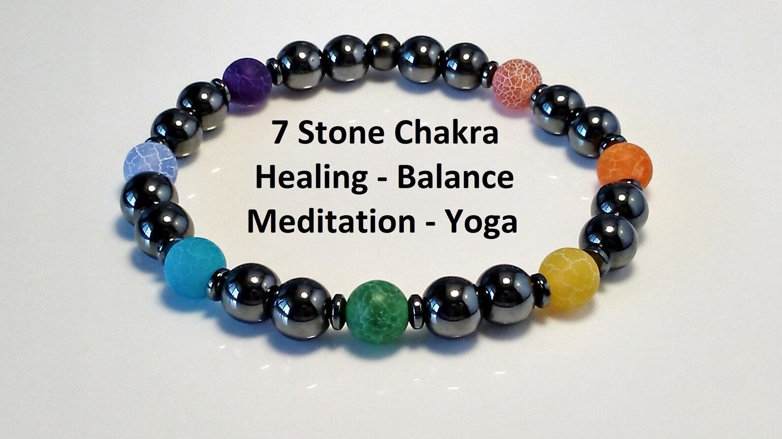7 Chakra 2x Healing Energy Bracelet for Men and Women 8mm Etsy