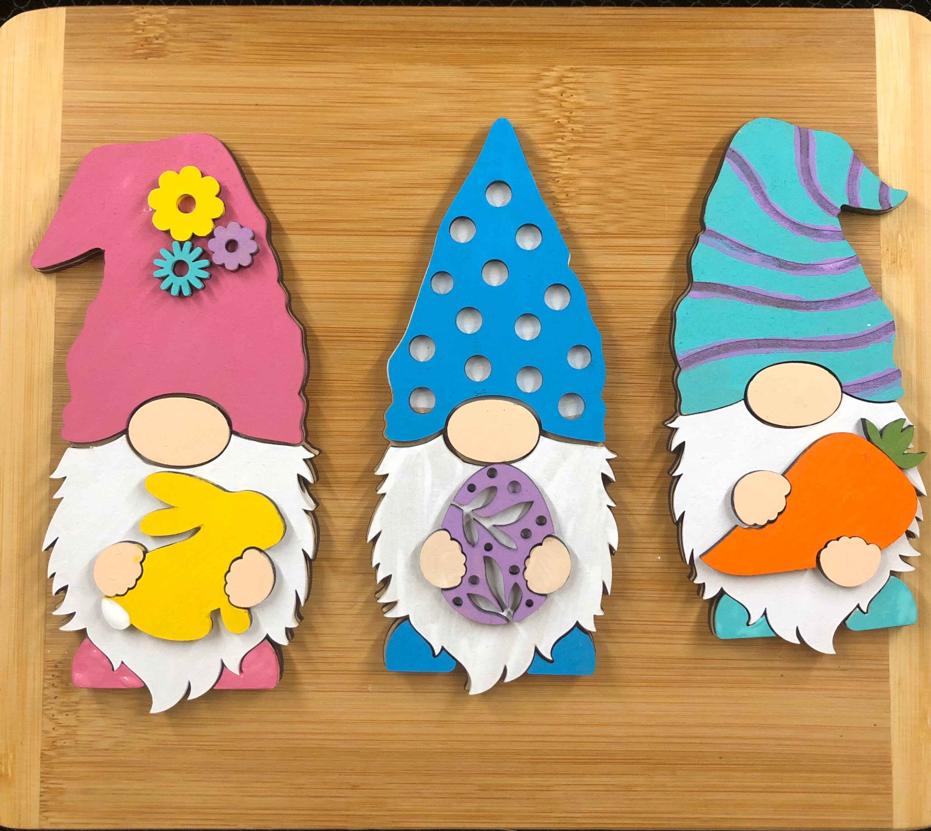 Gnome DIY Easter Gnome for kids craft the kit include 3 Etsy