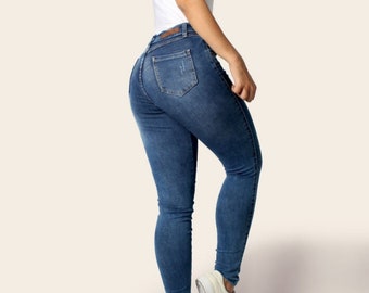 Blue skinny denim pants Size 36 and 34