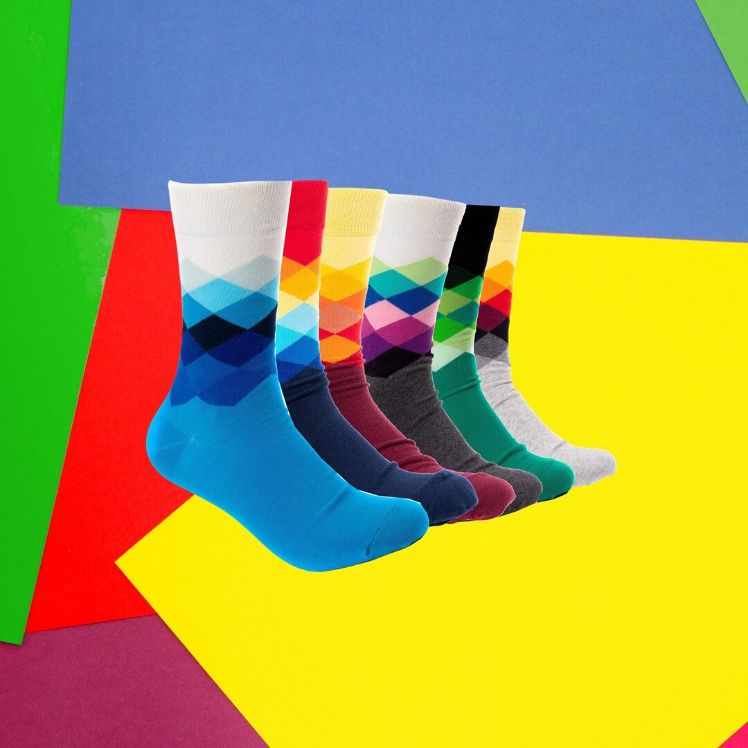 Funky Socks, Golf Socks, Dad Gift, Fun Socks, Golf Gifts for Men, Fathers Day Gift, Father in