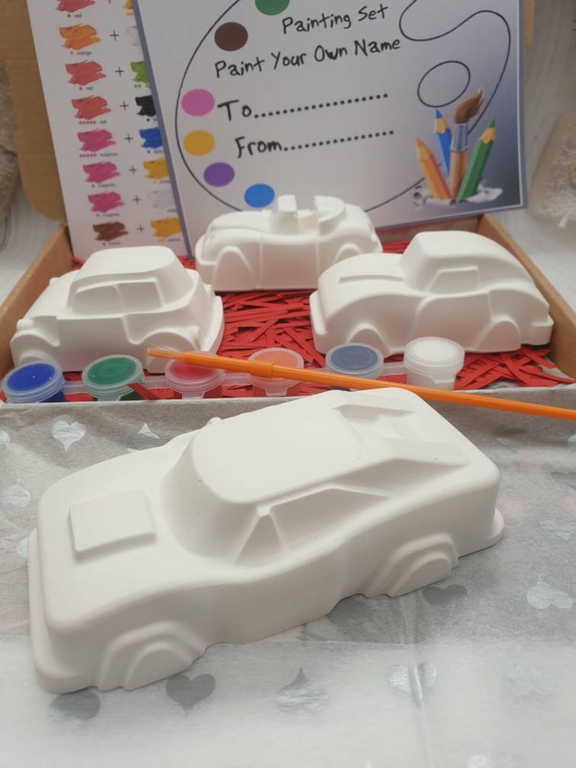 Paint Your Own Vehicle Craft Kit birthday Gift Summer Craft Etsy UK