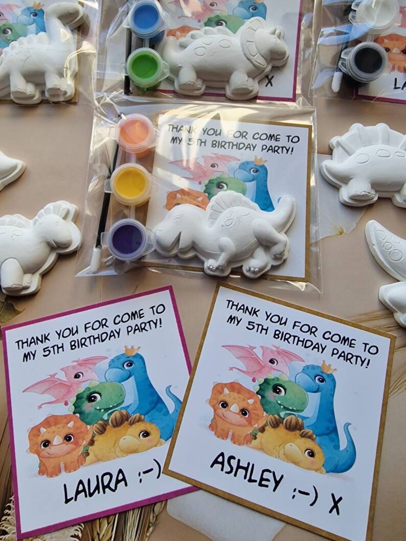 Dinosaur Party Bag / Party Favour Craft Bag/ Dinosaurs Theme Etsy UK