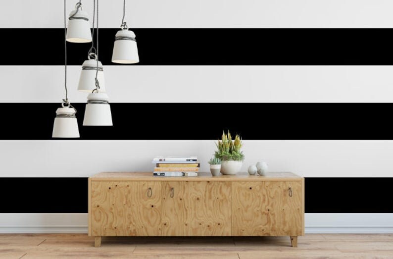 Striped Walls With Wall Decals Stripe Stickers L And Stick Stripes Livingroom Nursery Bathroom - Stripe Wall Decals Striped Walls With Wall Decals Stripe Stickers L And Stick Stripes Livingroom Nursery Bathroom - Stripe Wall Decals