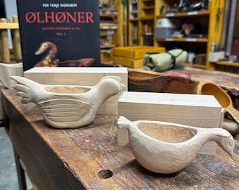 Blanks for carving Kuksa and Norwegian Ale Hens