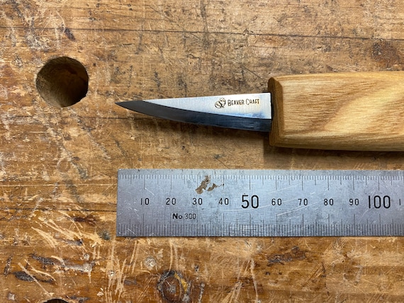 Beavercraft C13 Skewed Detail Knife -  Hong Kong