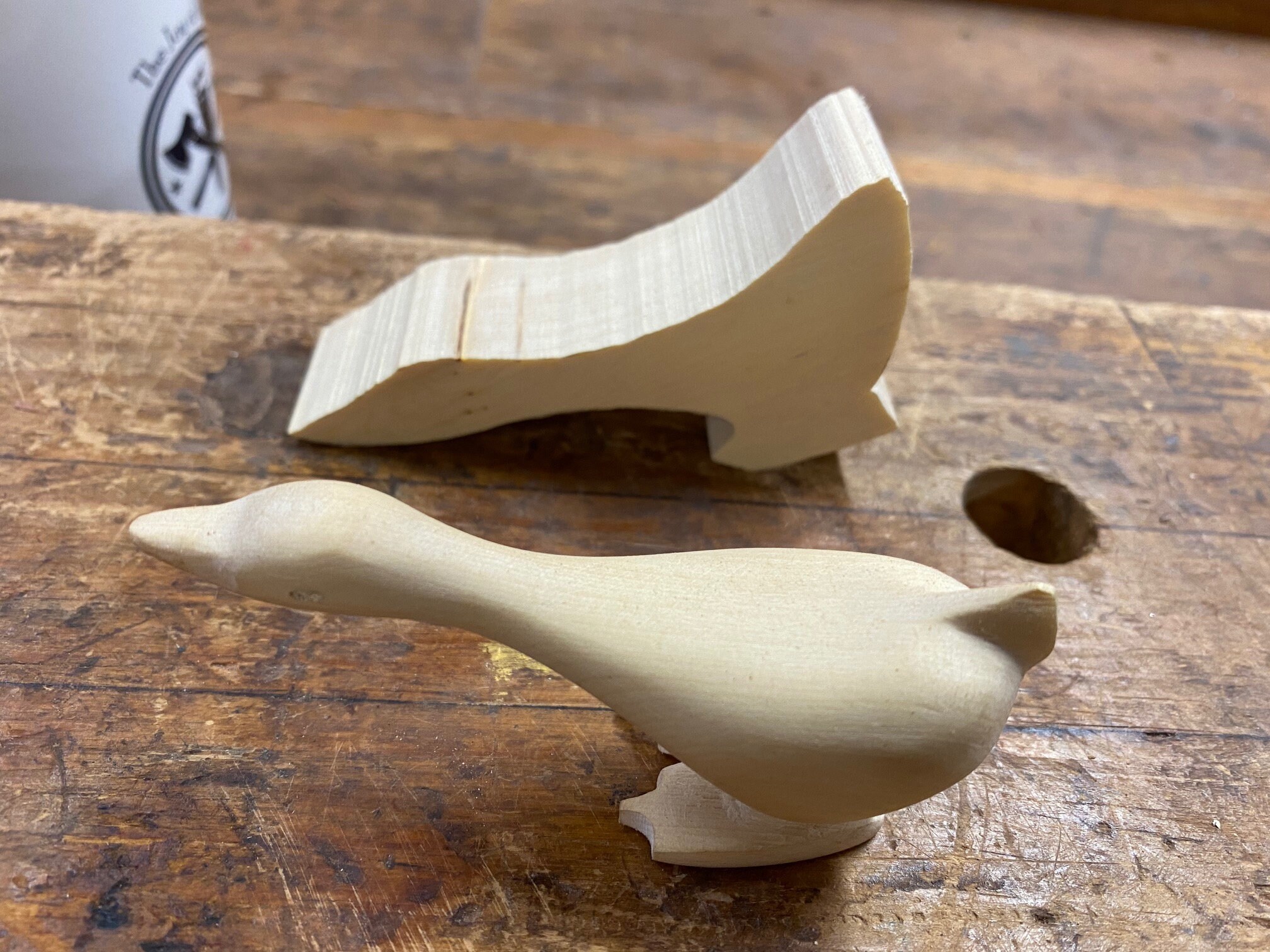 Goose Whittling Blank