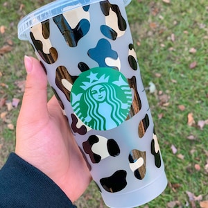 Cheetah Print Starbucks Cup | Cheetah Print Cup | Personalized Cheetah Print Cup