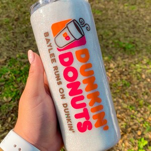 Custom Glitter Tumbler | Custom Design Tumbler | Glitter Cup | Personalized Glitter Tumbler | Crystalac Tumbler