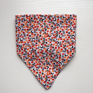 Flower Halloween Dog Bandana | Dog Bandana | Cute Bandana | Holiday Bandana |Boy Dog Bandana | Girl Dog Bandana | Fall Dog Bandana