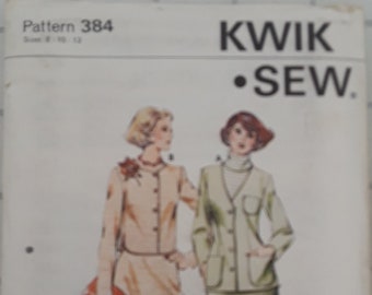 Vintage Kwik Sew 384, Suit pattern, UC/FF